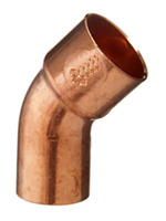 CU Kupferrohr Bogen 1Mu. 45Gr. 22mm (1)*