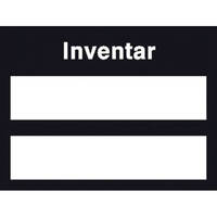 SafetyMarking Inventaretiketten Inventar. 4 x 3 cm, 12 Stk, VOID-Folie Version: 01 - schwarz