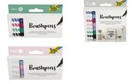 folia Pinselstift Brush Pens "Basic & Pastell", 8er Set (57906392)