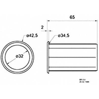 TUBE BASSREFLEX VISATON 5212 35 MM X 65 MM