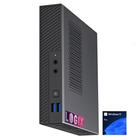 LOGIX 12th Gen Intel i5 6 Core 4.40GHz 1 Litre Mini Business PC for Alarm & Door Entry Systems with 8GB RAM 250GB NVMe SSD Windows 11 Pro Keyboard & Mouse