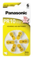 Panasonic PR 10 hoorapparaat cellen Zinc Air 6 stuks