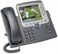 Cisco Unified IP Phone 7975G w/ 1 RTU License Anrufer-Identifikation Schwarz, Silber