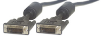 MCL Cable DVI-I Male/Male Dual Link 2m câble DVI Noir