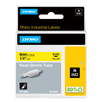 DYMO Bagues Thermorétractables IND - 6mm x 1,5m