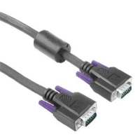 Hama VGA Monitor Cable 15-pin HDD Plug - 15-pin HDD Plug, 3 rows, 5m VGA-Kabel VGA (D-Sub) Schwarz