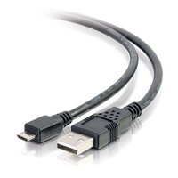 C2G Cavo da USB 2.0 A a Micro-B M/M da 2 m - Nero (2 m)
