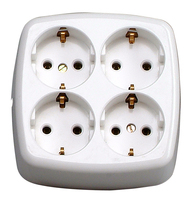 Kopp 121001009 socket-outlet Type F White