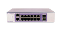 Extreme networks 210-12P-GE2 Managed L2 Gigabit Ethernet (10/100/1000) Power over Ethernet (PoE) Brons, Paars