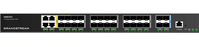 Grandstream Networks GWN7831 łącza sieciowe Zarządzany L3 Gigabit Ethernet (10/100/1000) Szary