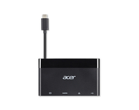 Acer NP.CAB1A.023 laptop dock/port replicator USB 3.2 Gen 1 (3.1 Gen 1) Type-C Black