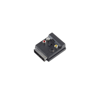 shiverpeaks BS94036 tussenstuk voor kabels SCART 3xRCA + Mini-DIN Zwart