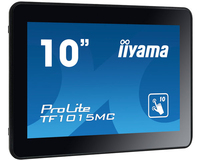 iiyama TF1015MC-B2 pantalla de señalización 25,6 cm (10.1") LED 450 cd / m² WXGA Negro Pantalla táctil
