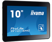 iiyama TF1015MC-B2 affichage de messages 25,6 cm (10.1") LED 450 cd/m² WXGA Noir Écran tactile