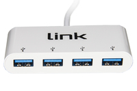 Link Accessori LKCCH01 hub di interfaccia USB 3.2 Gen 1 (3.1 Gen 1) Type-C 5000 Mbit/s Bianco