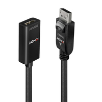 Lindy 41062 video kabel adapter 1,8 m DisplayPort HDMI Zwart