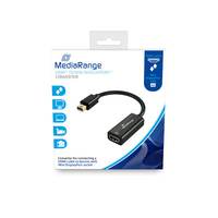 MediaRange MRCS176 video kabel adapter 0,15 m Mini DisplayPort HDMI Zwart