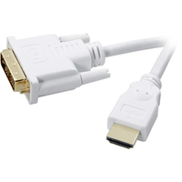 SpeaKa Professional SP-7870336 adaptador de cable de vídeo 2 m DVI HDMI tipo A (Estándar) Blanco