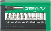 STAHLWILLE 1203 BIT-SET punta de destornillador 10 pieza(s)
