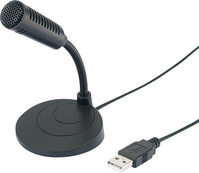 Conrad RF-3808962 microfoon Zwart Presentatiemicrofoon