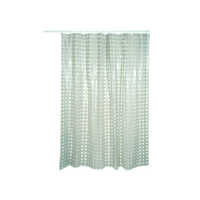 MSV 141044 cortina de ducha Anillo Cloruro de polivinilo (PVC) Gris pardo