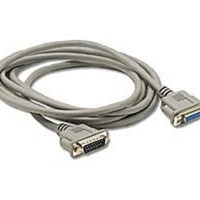 C2G 10ft Office Style AUI DB15 Transceiver Cable Serien-Kabel Schwarz 3,04 m