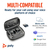 POLY Voyager Free 60 UC Carbon Black Earbuds +BT700 USB-A Adapter +Basic Charge Case
