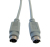 Cables Direct PS/2 PS/2 cable 10 m 6-p Mini-DIN Grey