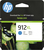 HP 912XL Cartouche d'encre cyan authentique, grande capacité