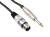 HQ Power PAC110 Audio-Kabel 3 m XLR (3-pin) 6.35mm Schwarz