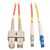 Tripp Lite N425-02M cable de fibra optica 2 m LC SC Gris, Naranja, Amarillo