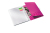 Leitz 46450023 jegyzettömb és jegyzetfüzet A4 80 lapok Fémes, Rózsaszín