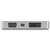 StarTech.com USB C Multiport Video Adapter met HDMI, VGA, Mini DisplayPort of DVI, USB Type C Monitor Adapter naar HDMI 2.0 of mDP 1.2 (4K 60Hz), VGA of DVI (1080p), Space Gray ...