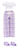 Rainbow High Junior High Pyjamaparty-modepop - Violet (paars)