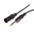 Monkey Banana 231180 câble audio 3 m 6,35 mm XLR Noir