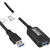 InLine USB 3.2 Gen.1 Aktiv-Verlängerung, Stecker A an Buchse A, schwarz, 5m
