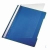 Leitz 41910030 stofklepmap PVC Blauw, Transparant