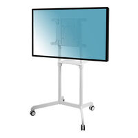 Chariot écran TV 37''-70'' compatible Samsung Flip® et Microsoft Surface Hub® 2s, Blanc