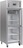 Polar Gastro Kühlschrank oder Gefrierschrank mit geteilter Tür 600L Kühlschrank