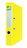 Segregator Q-CONNECT Hero z szyną, PP, A4/55mm, żółty