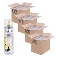 bigpack 48 dosen ampere traffic paint bodenmarkierungsfarbe box gelb