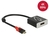 Delock Adapterkabel USB Type-C™ Stecker > Displayport Buchse schwarz DP-Alt Mode