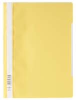 Durable Clear View A4 Document Folder - Yellow - Pack of 25