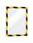 Durable DURAFRAME� Security Self-Adhesive Frame - A4 - Yellow/Black - Pack of 2