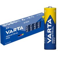4006 B10 - Varta Industrial Size AA Battery (LR6 MN1500 ID1500) Alkaline Pack of 10