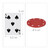 Relaxdays Pokerset, 200 Chips, Spielmatte, 2 Kartendecks, Dealerbutton, Blindbuttons, Casino-Feeling, Profi Pokerspiel