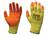 Scan GLOKSPK12 Knitshell Latex Palm Orange Gloves Pack of 12