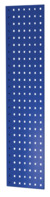 Lochplatten-Seitenblende, 90 x 1000 x 300 mm (H x T), RAL 5010 enzianblau