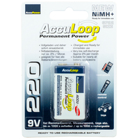 AccuPower AccuLoop AL220-2 9 Volt NiMH Ready2Użyj akumulatora