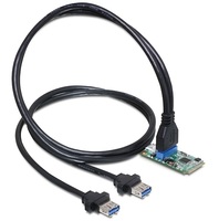 MiniPCIe I/O PCIe full size 1 x 19 Pin USB 3.0 Pin Header, Delock ® [95234]